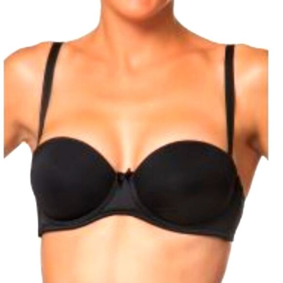 BRAND NEW BY SECRET LACE LLC WOMEN"S BLACK FUCHSIA PUSH UP BRA - Picture 1 of 15